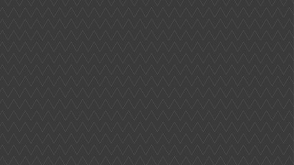黒い背景に薄いグレーの細いシェブロン柄のテクスチャ - シンプルでおしゃれな背景 - 16:9