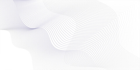 Abstract white paper tecnology wave background. abstract gradiant and white wave curve lines banner background design. Vector illustration. Modern template abstract design flowing particles wave. 