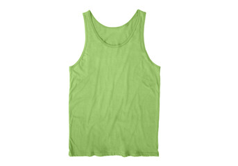 Men's Regular-Fit Tank Top, Undershirts front Apple Green