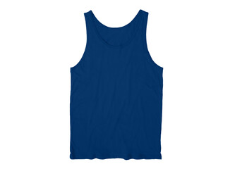 Men's Regular-Fit Tank Top, Undershirts front Cool Blue