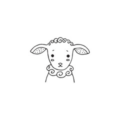 Logo element, clipart, nature, outline, tattoo, handdrawn, drawing