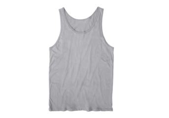 Men's Regular-Fit Tank Top, Undershirts front Light Gray