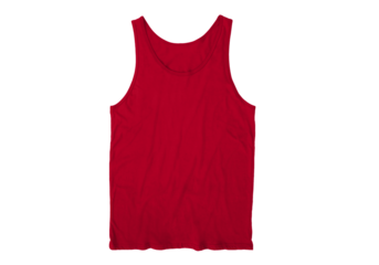 Men's Regular-Fit Tank Top, Undershirts front Red