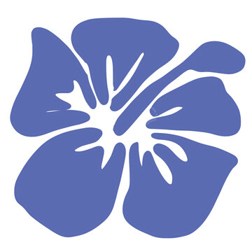 recommend clip art: Hibiscus flower silhouettes blus