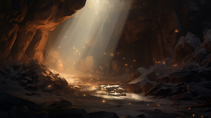 Light in Cave, Generative Ai