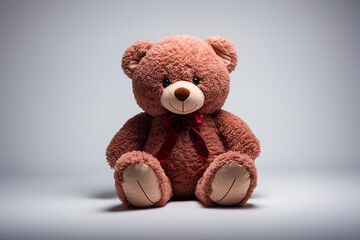 Brown teddy bear. Generative Ai
