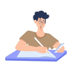 Fototapeta premium Online Study 