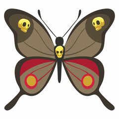 Bull with skulls for Halloween.