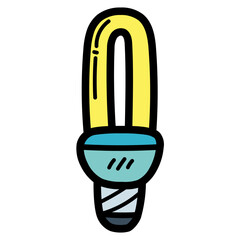compact lamp filled outline icon style