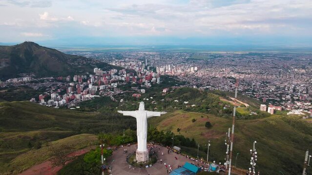 view of the city, cristo rey Cali -Colombia