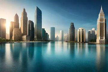 Obraz premium city-generated by Ai