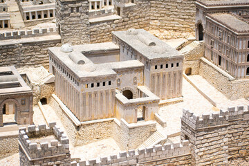 Jerusalem Model City Closeups
