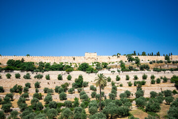 View of Jerusalem Around Kidron Valley