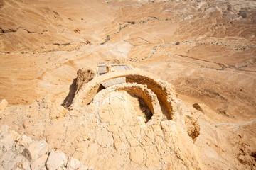 Masada Fortress Ruins in Israel
