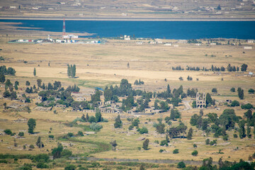 Fototapeta premium The Ruined Village of Al Qunaitra