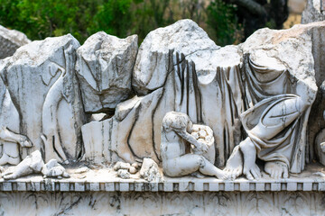 Obraz premium Caesarea Stone Sarcophagus