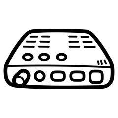 decoder line icon style