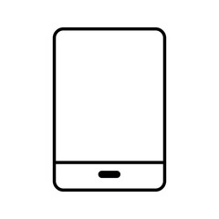 cellphone vector icon simple line