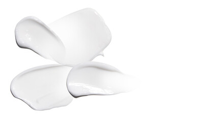 Set, composition of cosmetic strokes, cream, gel, serum clear