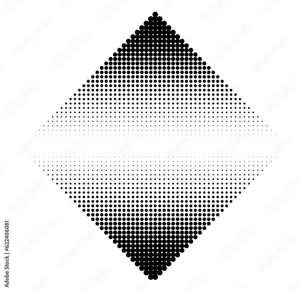 Poster square halftone gradient vector. retro background