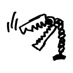 Trap doodle drawing marker style