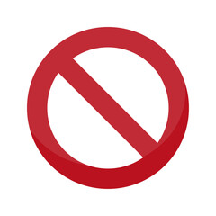 
prohibited vector illustration