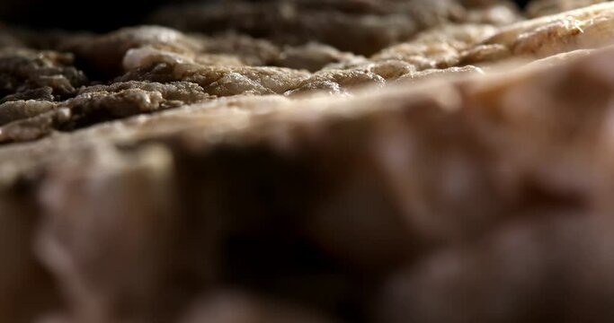 quartz stone texture close-up. rought mountain surface. macro shot of a rock. natural mineral background. geological sample. 