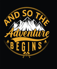 Hiking Mountain Motivational T-shirt Design | Hiking Vintage T-Shirt Design