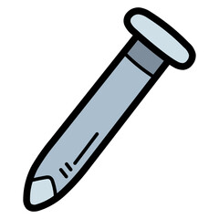 nail filled outline icon style