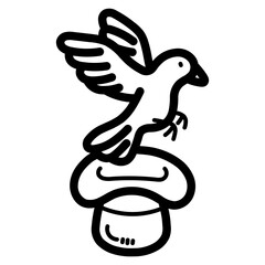 magic show line icon style