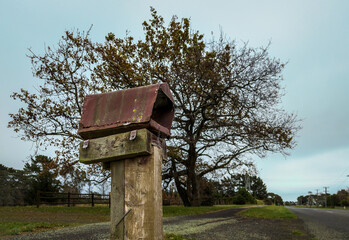 Rusty Old Letterbox Winter