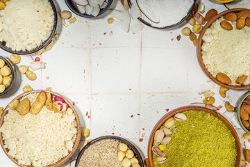 Alternative nut flour set