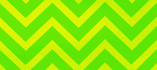 Green Zig zag wave  widescreen background illustraion, Simple Design for your ideas, Best suitable for Ad, poster, banner, sale, celebrations and various design works