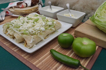Colorful Homemade Traditional Mexican Quesadilla