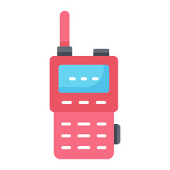 Walkie Talkie Flat Icon