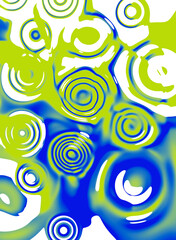 PNG abstract droplets ripples swirl effect vertical graphic template texture