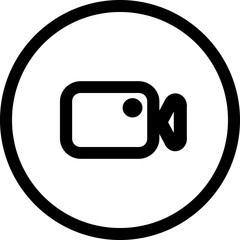 camera movie film media icon