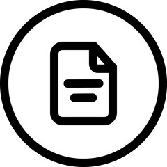 document paper file icon