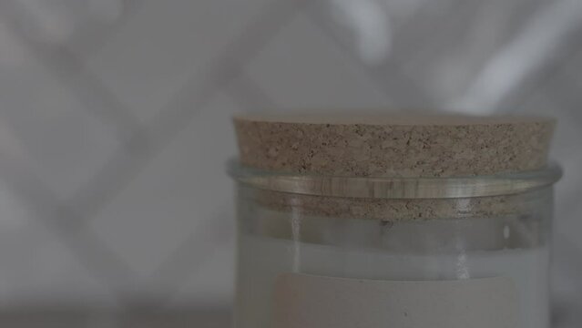 Sustainable Candle Cork Lid