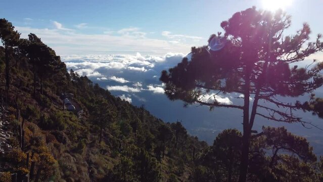 Filmed during a campout on Acatenango Volcano in 2022, "Vulcan de Fuego&acute;&acute;" erupts and smoke plumes lift up against the rising sun. Watching the raw power of the earth has something majestic.