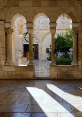 Chapel of Saint Catherine located within the compound of the Church of the Nativity in Bethlehem,...