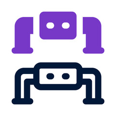 push up bar icon for your website, mobile, presentation, and logo design.