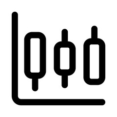 bar chart icon for your website, mobile, presentation, and logo design.