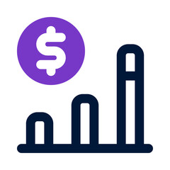 growth icon for your website, mobile, presentation, and logo design.