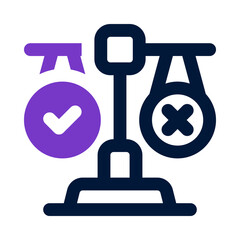 balance icon for your website, mobile, presentation, and logo design.