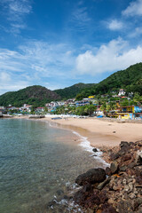 view of the beach in Taboga 