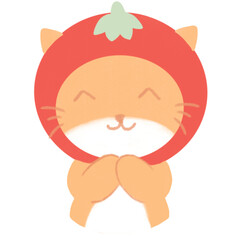 Tomato Cat Cute 