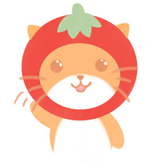 Tomato Cat Cute 
