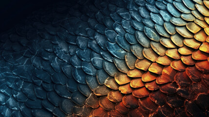 a detailed close-up of a mesmerizing snake skin pattern
