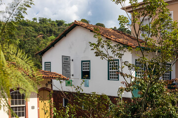 Fototapeta na wymiar Typical Old Houses of Ouro Preto